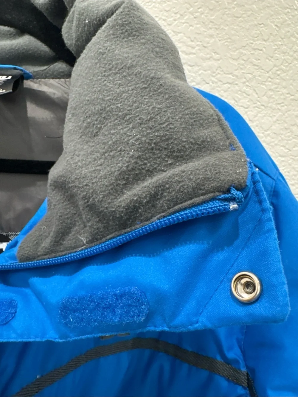 DC Shoes Mens Large Blue Down Snowboard Ski Jacket EXOTEX 5K Hooded Winter Coat